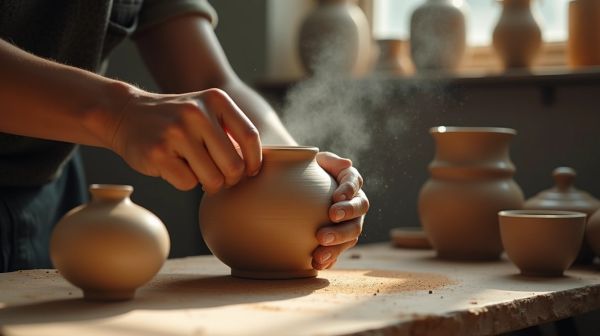 Céramique fait main : l'artisanat enraciné dans la créativité et l'unicité