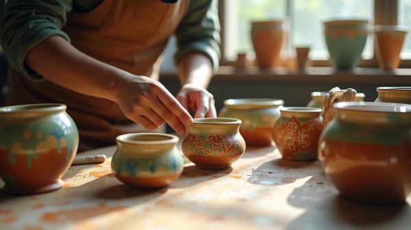 Céramique fait main : l'artisanat enraciné dans la créativité et l'unicité